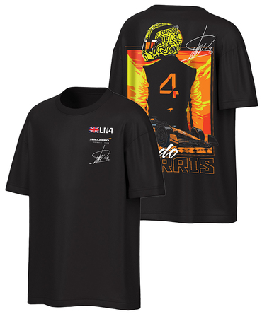 ランド・ノリス マクラーレン F1 チーム Impulse Heavyweight Tシャツ