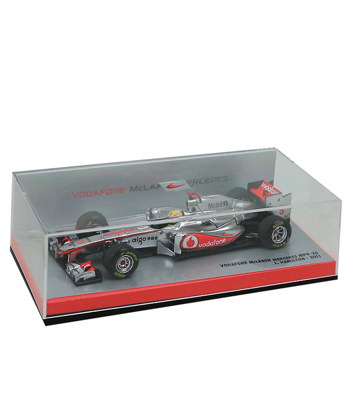 【海外並行品】マクラーレンチーム別注 ミニチャンプス 1/43スケール ボーダフォン マクラーレン メルセデス MP4-26 ルイス・ハミルトン　2011年拡大画像