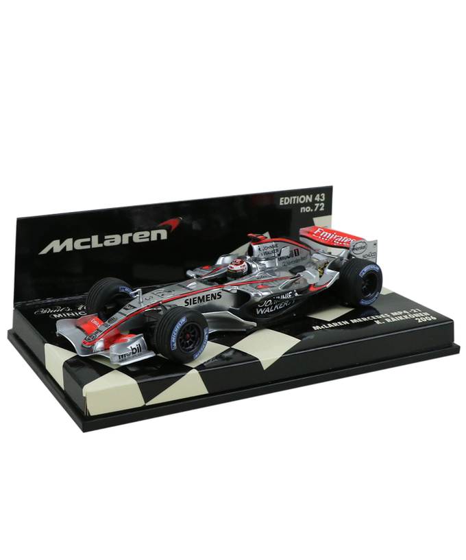 【海外並行品】ミニチャンプス 1/43スケール マクラーレン メルセデス MP4/21 キミ・ライコネン 2006拡大画像