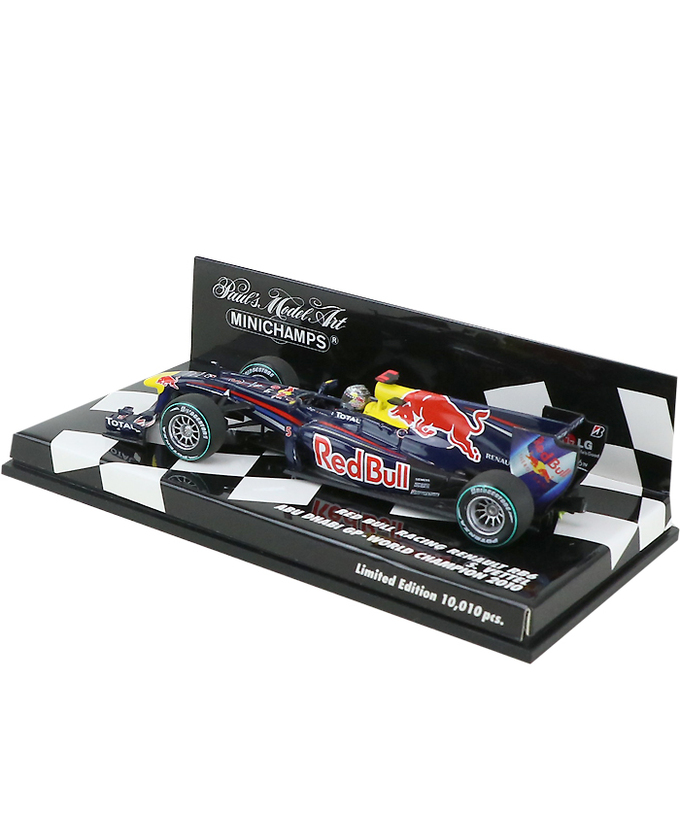 【海外並行品】ミニチャンプス 1/43スケール レッドブルレーシング ルノー RB6 セバスチャン・ベッテル アブダビGP ワールドチャンピオン 2010年/ARB拡大画像