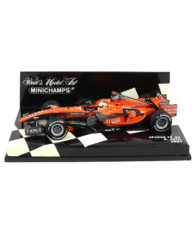 【海外並行品】ミニチャンプス 1/43スケール スパイカー F8-VII エイドリアン・スーティル 2007年拡大画像