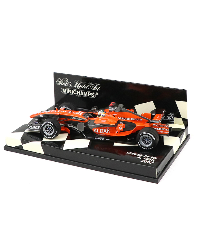 【海外並行品】ミニチャンプス 1/43スケール スパイカー F8-VII エイドリアン・スーティル 2007年拡大画像