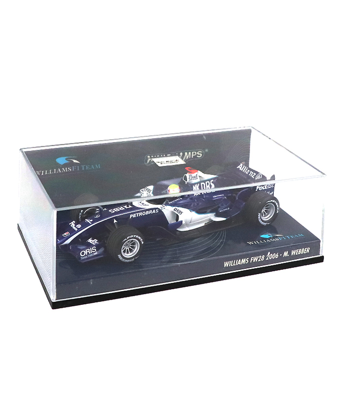 【海外並行品】ミニチャンプス 1/43スケール ウィリアムズ FW28 マーク・ウェバー 2006年拡大画像