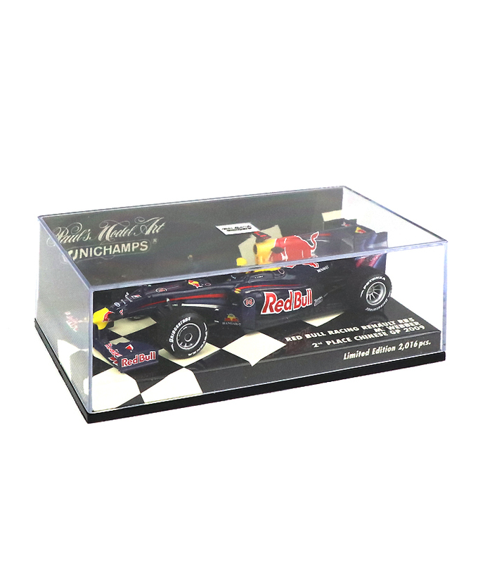 【海外並行品】ミニチャンプス 1/43スケール レッドブル レーシング ルノー RB5 マーク・ウェバー 2009年中国GP 2位表彰台 /ARB拡大画像