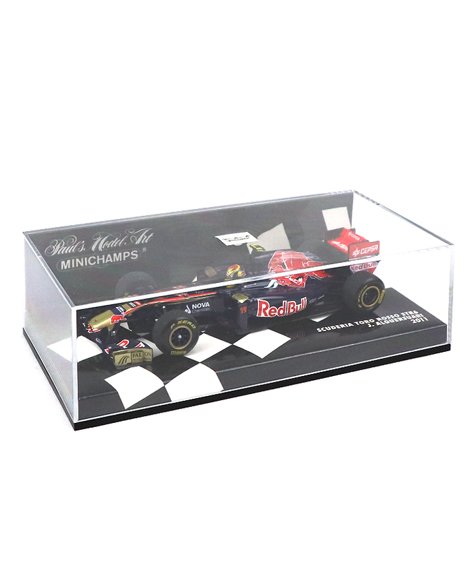 【海外並行品】ミニチャンプス 1/43スケール スクーデリア トロロッソ STR6 ハイメ・アルグエルスアリ 2011年拡大画像