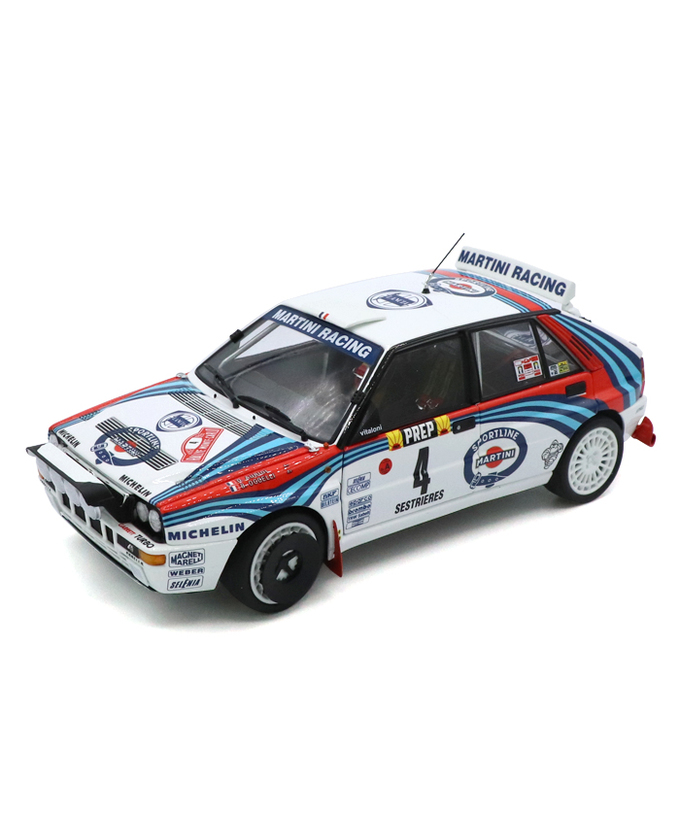 通販でクリスマス ランチア 1 18 京商 デルタ Racing Martini Hf Integrale Delta Lancia 優勝車 モンテカルロ 1992 インテグラーレ Hf レーシングカー Www Amf46 Fr