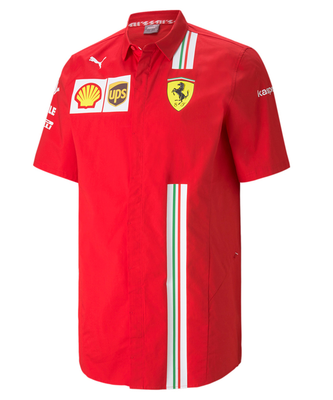 デット XL PUMA プーマ フェラーリ チームシャツ 半袖シャツ 赤 RED