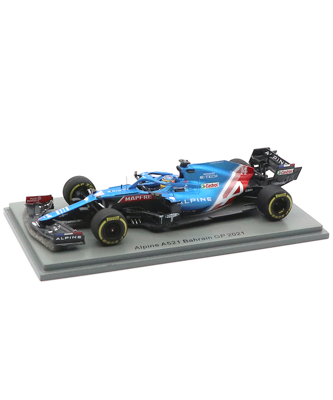 6 / ルノー/アルピーヌ|1/43スケール|スパーク 1/43スケール アルピーヌ F1 チーム A521 フェルナンド・アロンソ 2021年 バーレーンGP｜EURO SPORTS公式通販