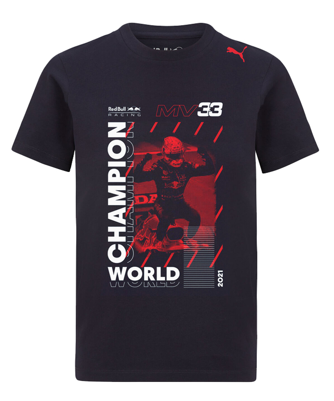 1 / レッドブル|Tシャツ・カットソー|PUMA マックス・フェルスタッペン 2021年 ワールドチャンピオン記念 Tシャツ  /FN-W/ARB/TM-W｜EURO SPORTS公式通販