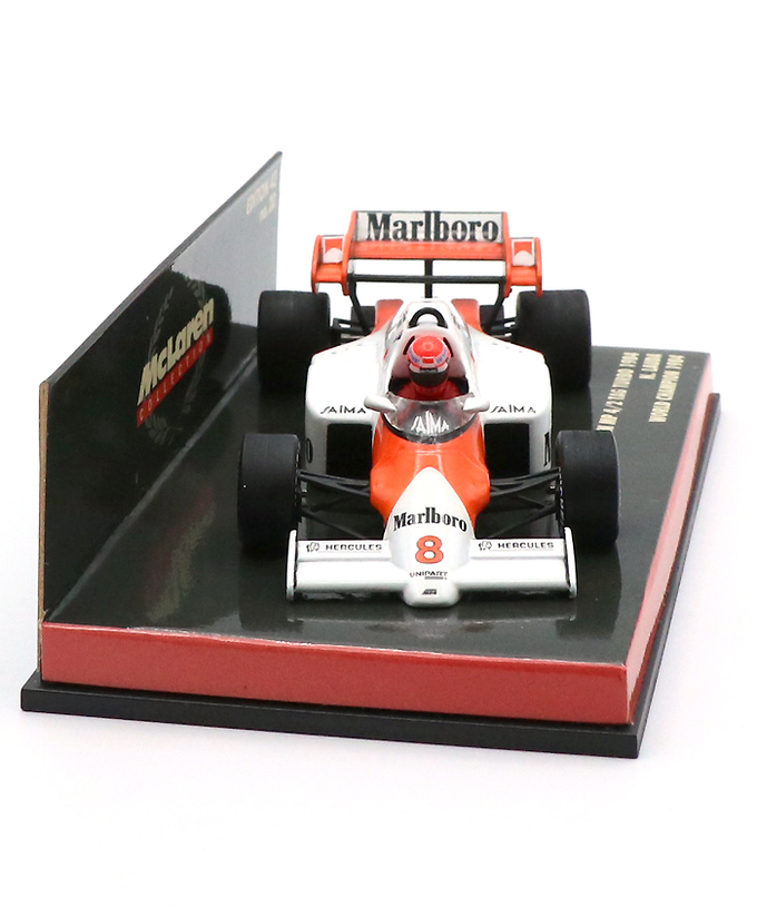 【海外並行品】ミニチャンプス 1/43スケール マクラーレン MP4/2 ニキ・ラウダ 1984年ワールドチャンピオン マルボロデカールカスタム拡大画像