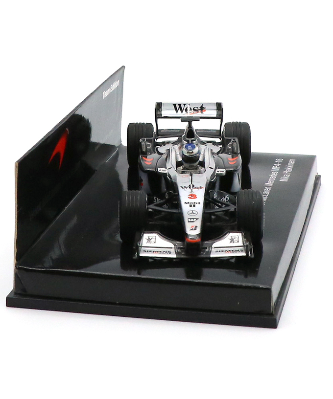 【海外並行品】マクラーレンチーム別注 ミニチャンプス West マクラーレン メルセデス MP4/16 ミカ・ハッキネン拡大画像