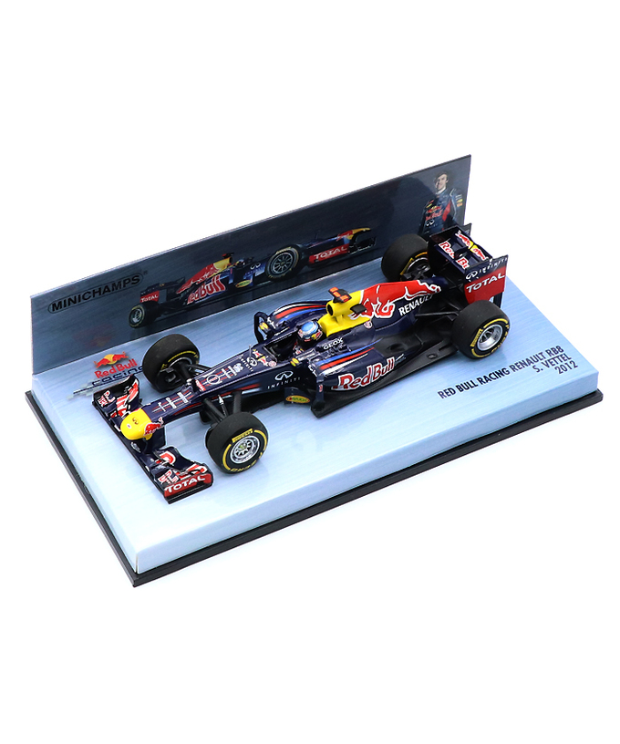 【海外並行品】ミニチャンプス 1/43スケール レッドブル レーシング ルノー RB8 セバスチャン・ベッテル 2012年 /ARB拡大画像