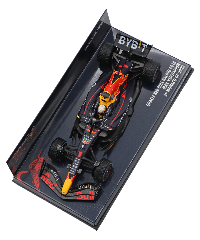 ミニチャンプス 1/43スケール オラクル レッドブル レーシング RB18 マックス・フェルスタッペン 2022年 モナコGP 3位入賞 /ARB/msa拡大画像