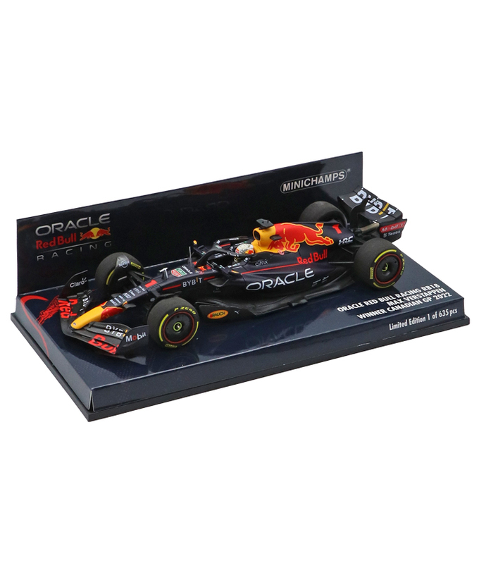 【60%オフセール】ミニチャンプス 1/43スケール オラクル レッドブル レーシング RB18 マックス・フェルスタッペン 2022年 カナダGP 優勝/ARB/msl拡大画像