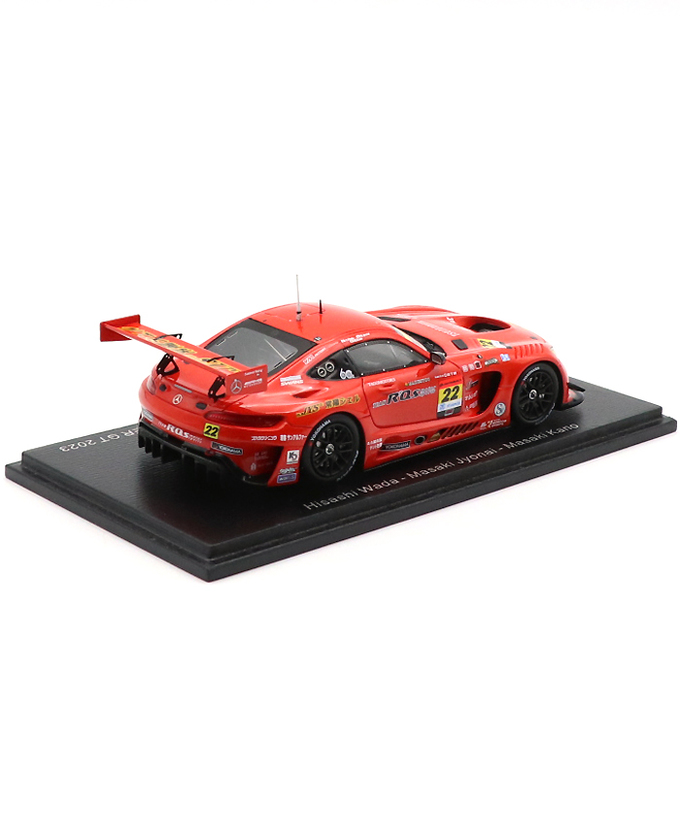 スパーク 1/43スケール R'Qs AMG GT3 - R'Qs MOTOR SPORTS NO.22 和田久 / 城内政樹 / 加納政樹 GT 300 スーパーGT 2023年拡大画像