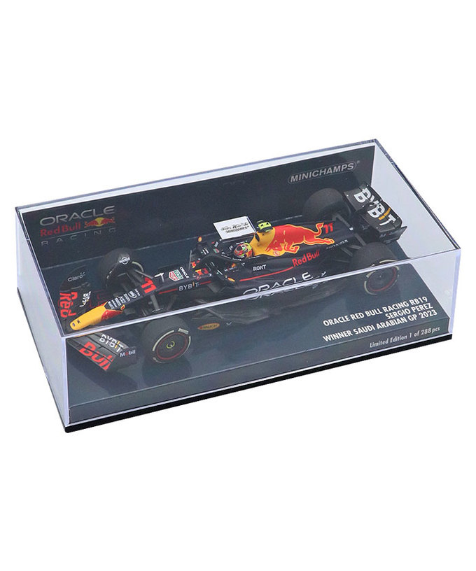 ミニチャンプス 1/43スケール オラクル レッドブル レーシング ホンダ RB19 セルジオ・ペレス 2023年 サウジアラビアGP 優勝 /ARB/23f1m拡大画像