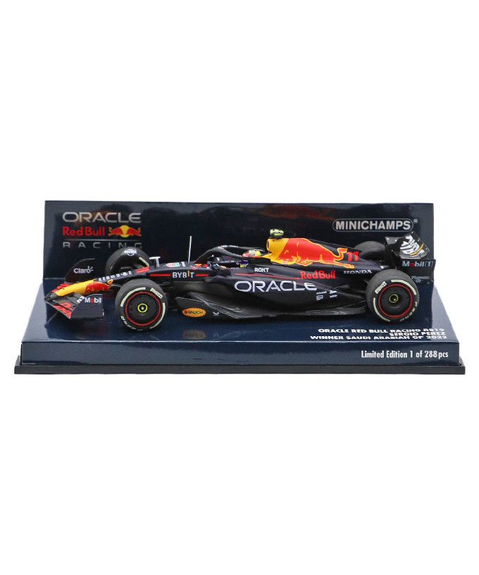 ミニチャンプス 1/43スケール オラクル レッドブル レーシング ホンダ RB19 セルジオ・ペレス 2023年 サウジアラビアGP 優勝 /ARB/23f1m拡大画像