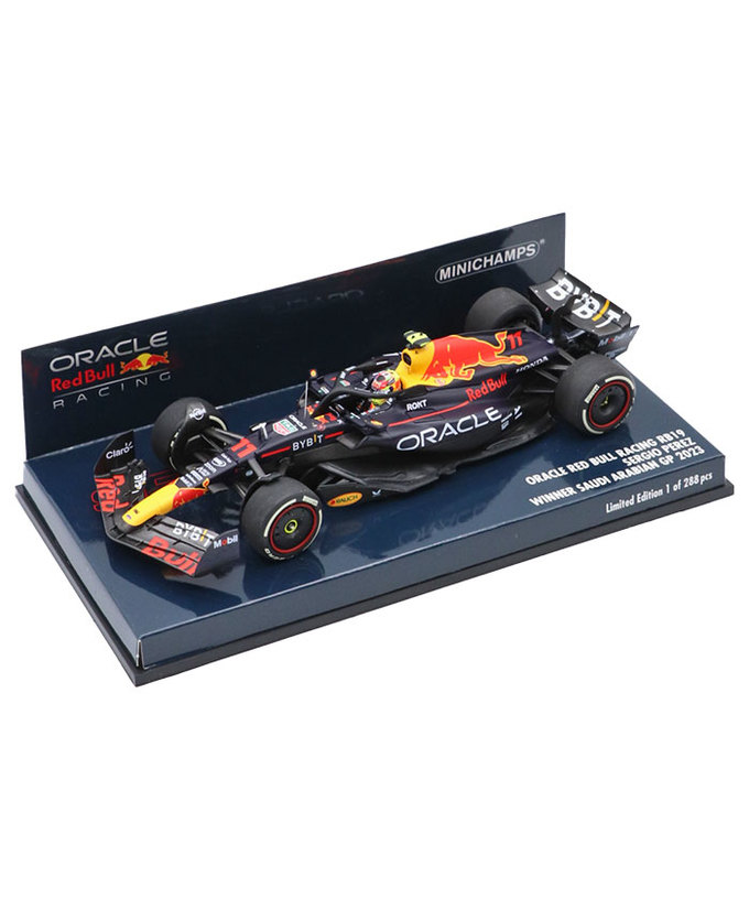 ミニチャンプス 1/43スケール オラクル レッドブル レーシング ホンダ RB19 セルジオ・ペレス 2023年 サウジアラビアGP 優勝 /ARB/23f1m拡大画像