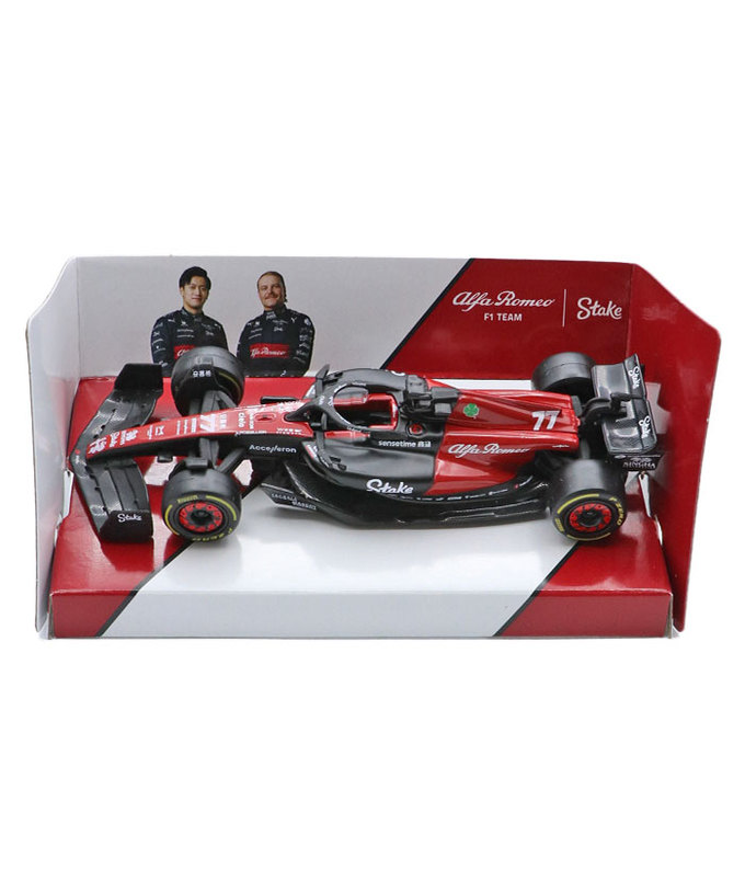 ブラゴ 1/43スケール アルファロメオ F1チーム C43 バルテリ・ボッタス 2023年/23f1m拡大画像