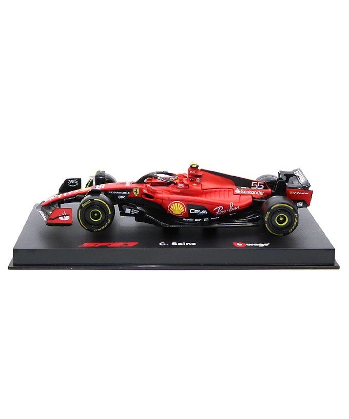 ブラゴ 1/43スケール フェラーリ SF23 カルロス・サインツ 2023年（ドライバー付属）/23f1m拡大画像