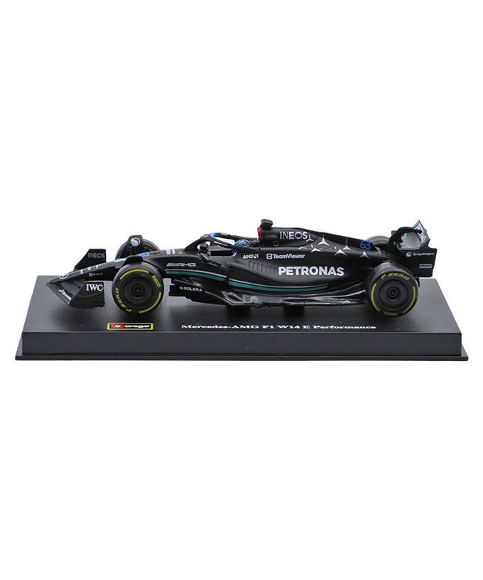 ブラゴ 1/43スケール メルセデス AMG ペトロナス F1 W14 E パフォーマンス ジョージ・ラッセル 2023年（ドライバー付属）/23f1m拡大画像