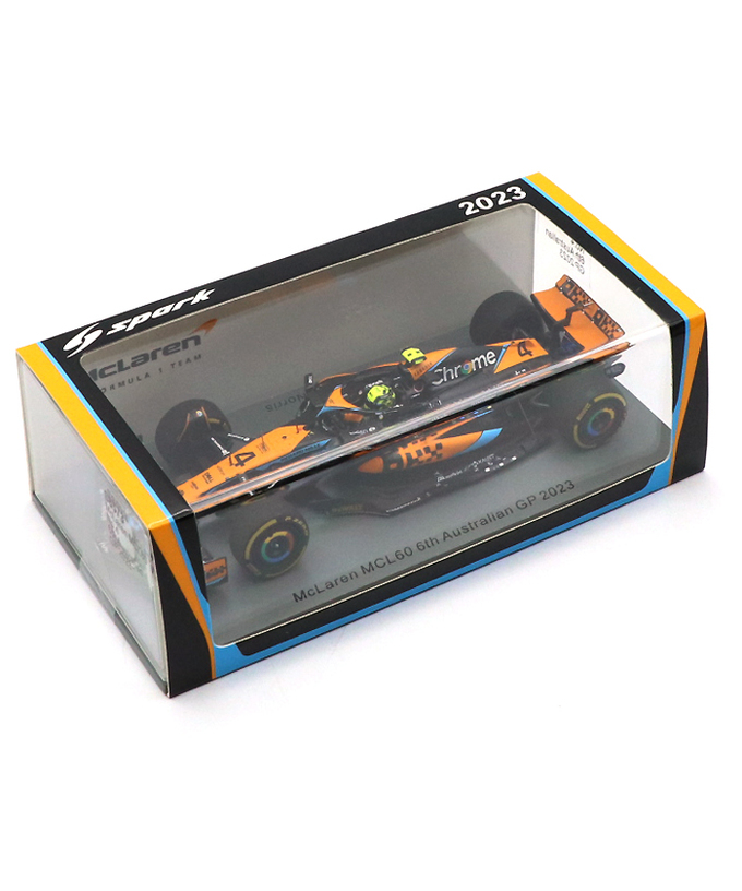 スパーク 1/43スケール マクラーレン MCL60 ランド・ノリス 2023年 オーストラリアGP 6位入賞 /23f1m拡大画像