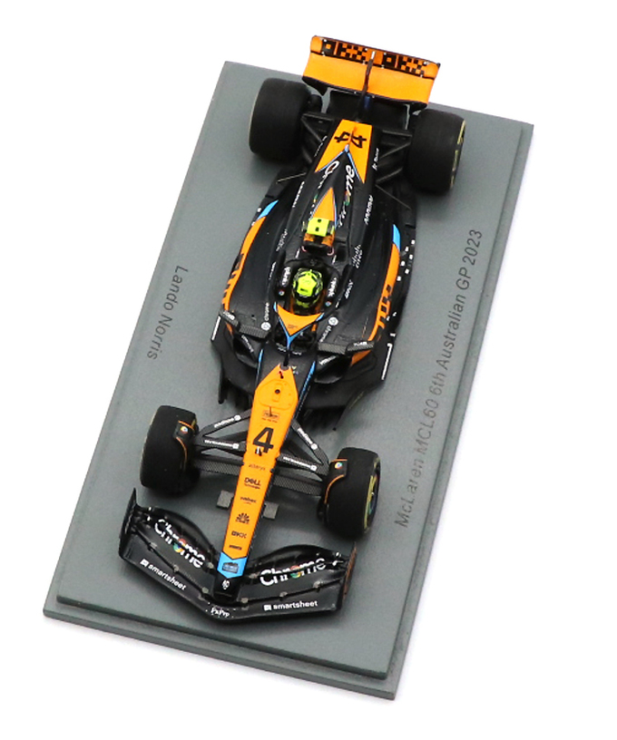 スパーク 1/43スケール マクラーレン MCL60 ランド・ノリス 2023年 オーストラリアGP 6位入賞 /23f1m拡大画像