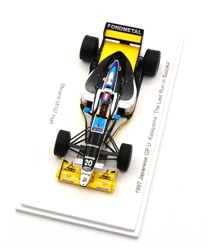 Racing on 別注 スパーク 1/43スケール ミナルディ M197 ハート 片山右京 1997年 日本GP The Last Run in Suzuka拡大画像