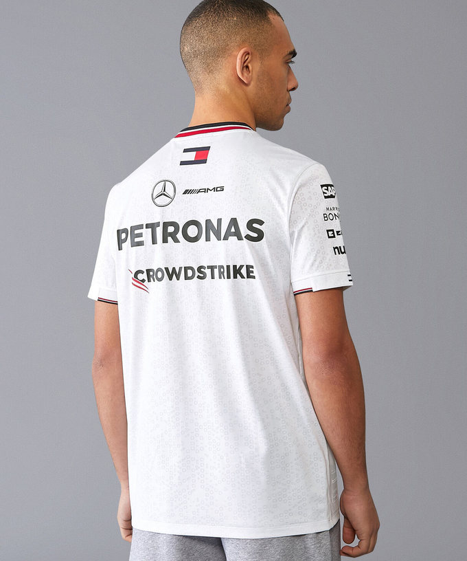 メルセデス AMG ペトロナス F1 チーム  ドライバー Tシャツ ホワイト 2024 /TM-W拡大画像