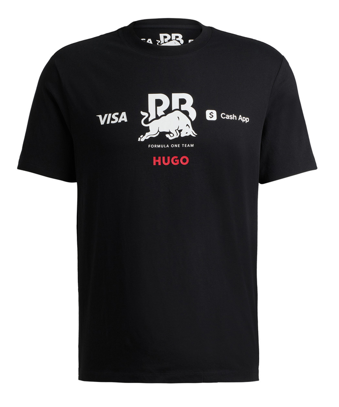 【60%オフセール】VISA CASH APP RB F1 チーム #03 ダニエル・リカルド Tシャツ 2024 ブラック拡大画像