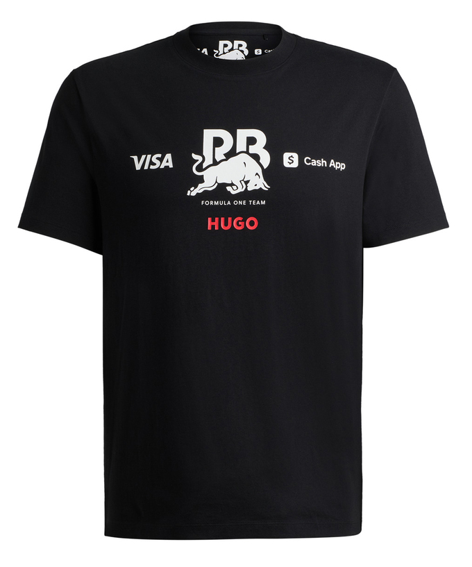 VISA CASH APP RB F1 チーム #22 角田裕毅 Tシャツ 2024 ブラック拡大画像