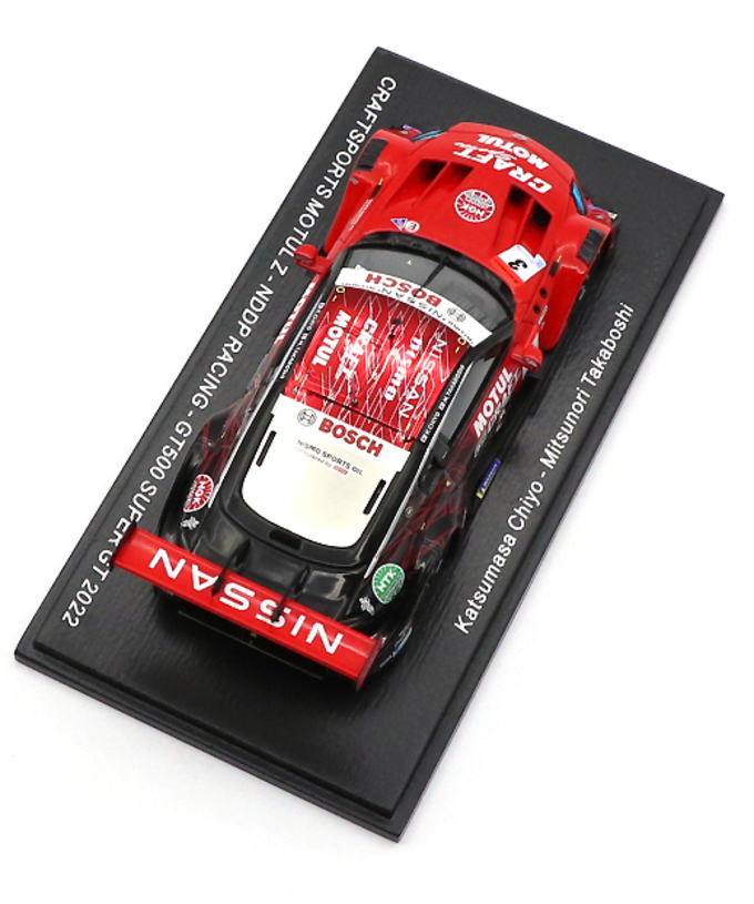 スパーク 1/43スケール クラフトスポーツ モチュール Z NDDP RACING NO.3 千代勝正 / 高星明誠 GT 500 スーパーGT 2022年拡大画像