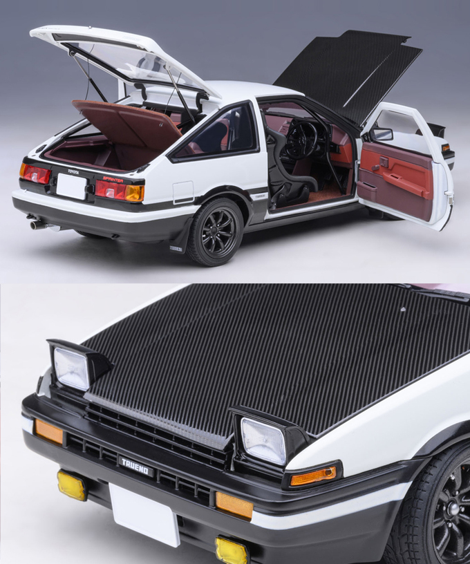 【30%オフセール】オートアート 1/18スケール トヨタ スプリンター トレノ (AE86) 『頭文字D』 プロジェクトD ファイナルバージョン/msl拡大画像