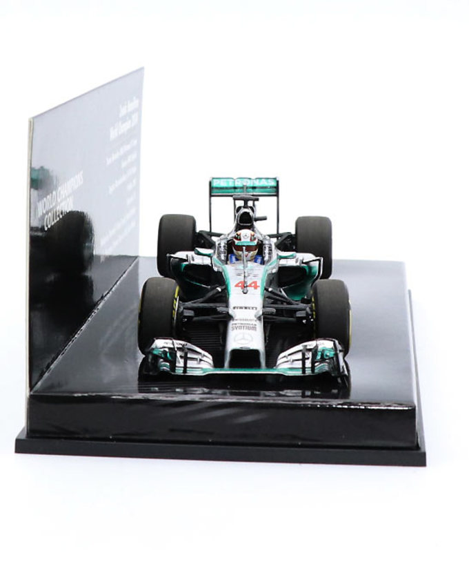 ミニチャンプス 1/43スケール メルセデス AMG ペトロナス F1 チーム W05 ハイブリッド ルイス・ハミルトン 2014年 ワールドチャンピオン拡大画像