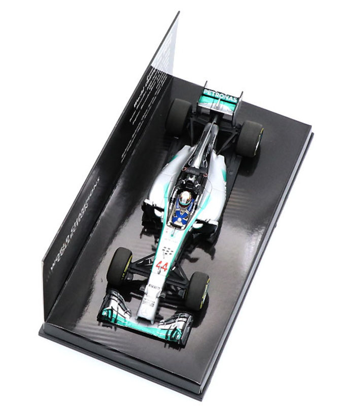 ミニチャンプス 1/43スケール メルセデス AMG ペトロナス F1 チーム W05 ハイブリッド ルイス・ハミルトン 2014年 ワールドチャンピオン拡大画像