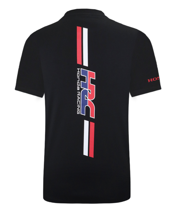 HRC Honda RACING Tシャツ Vertical ブラック拡大画像