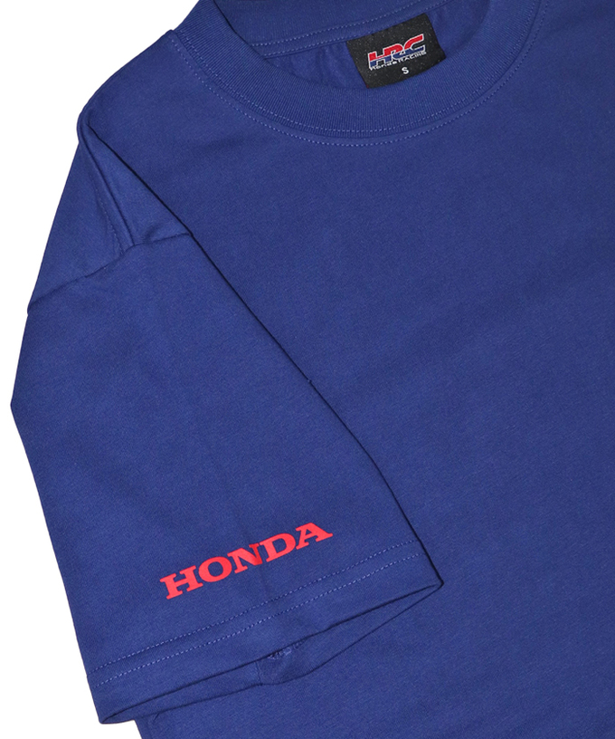 HRC Honda RACING Tシャツ Vertical ネイビー拡大画像