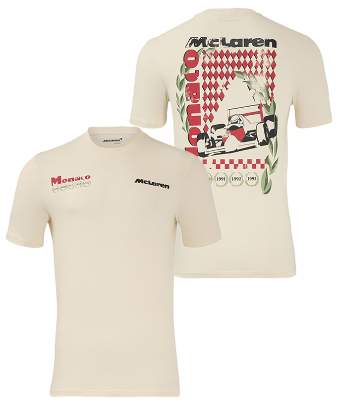 マクラーレン F1 チーム モナコ ヘリテージ Tシャツ 2024拡大画像