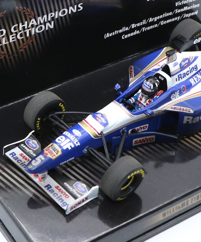 ミニチャンプス 1/43スケール ウィリアムズ ルノー FW18 デーモン・ヒル 1996年 ワールドチャンピオン (ウェザリング仕様）拡大画像
