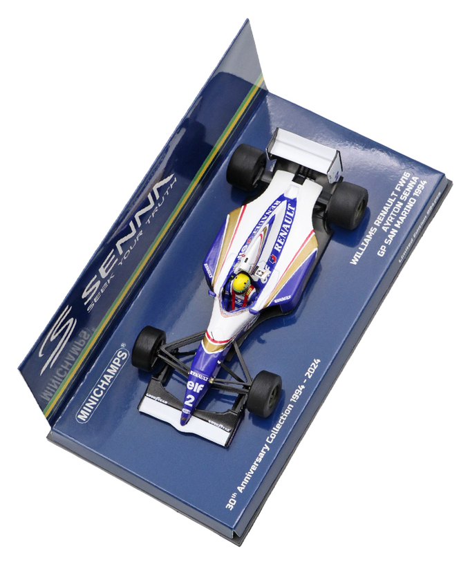 ミニチャンプス 1/43スケール ウィリアムズ ルノー FW16 アイルトン･セナ 1994 サンマリノGP ウェザリング仕様拡大画像
