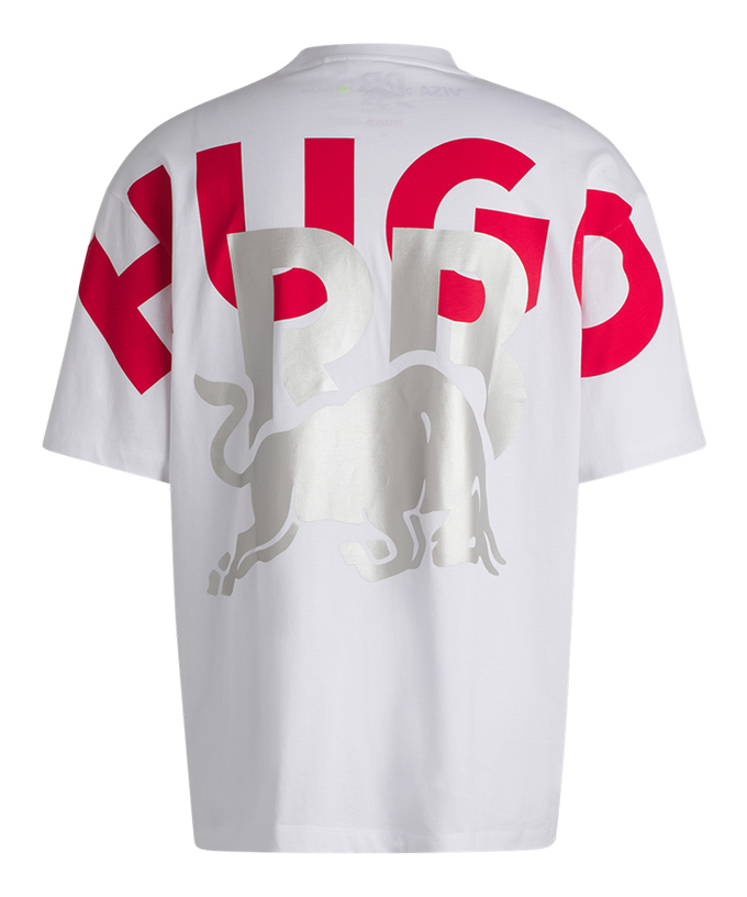 VISA CASH APP RB F1 チーム ライフスタイル コマーシャル ビッグロゴ Tシャツ 2024 ホワイト拡大画像