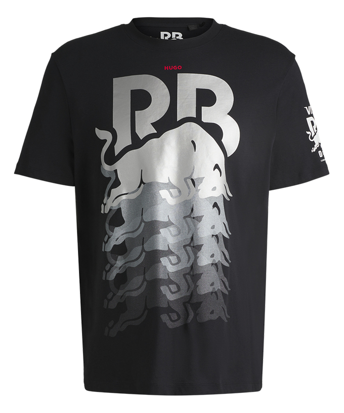 VISA CASH APP RB F1 チーム ライフスタイル コマーシャル ダイナミックロゴ Tシャツ 2024 ブラック拡大画像