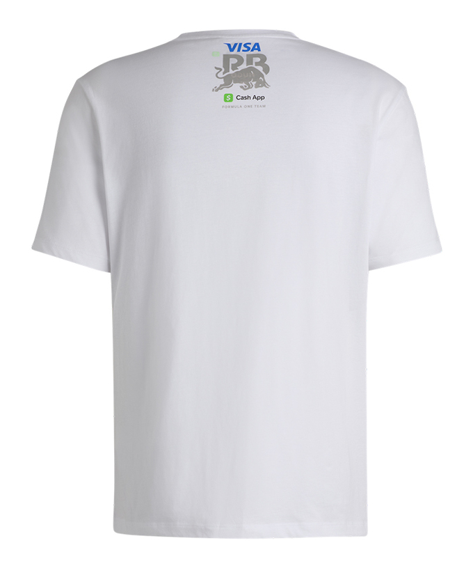 VISA CASH APP RB F1 チーム ライフスタイル コマーシャル ロゴ Tシャツ 2024 ホワイト拡大画像