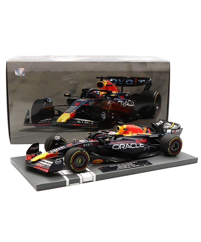 フェルスタッペン別注 ミニチャンプス 1/18スケール オラクル レッドブル レーシング ホンダ RB19 マックス・フェルスタッペン 2023年 カナダGP 優勝 /ARB/23f1m拡大画像