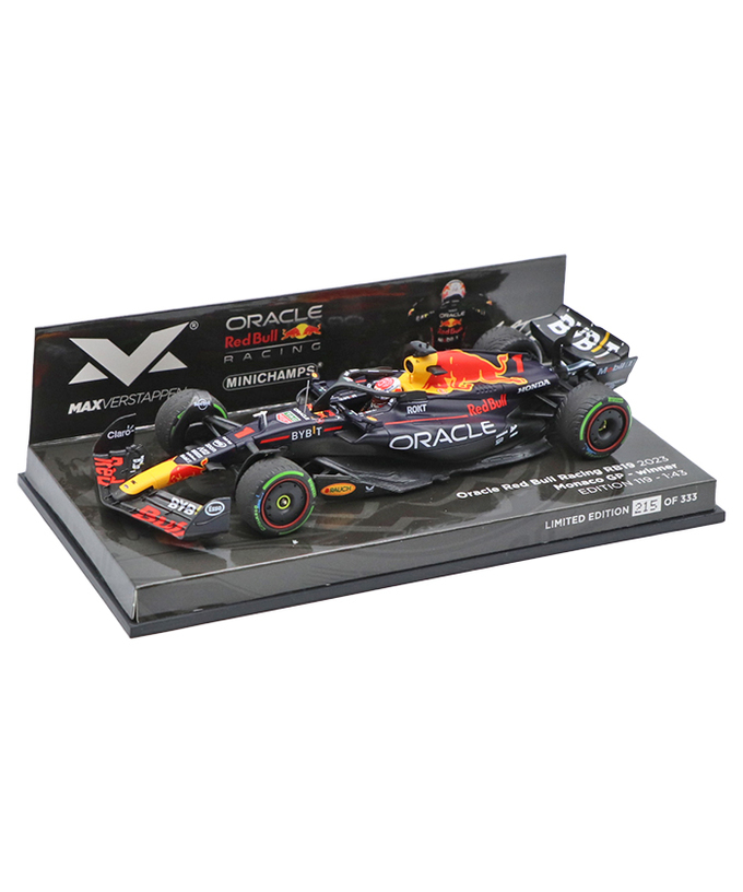 フェルスタッペン別注 ミニチャンプス 1/43スケール オラクル レッドブル レーシング ホンダ RB19 マックス・フェルスタッペン 2023年 モナコGP 優勝 /ARB/23f1m拡大画像