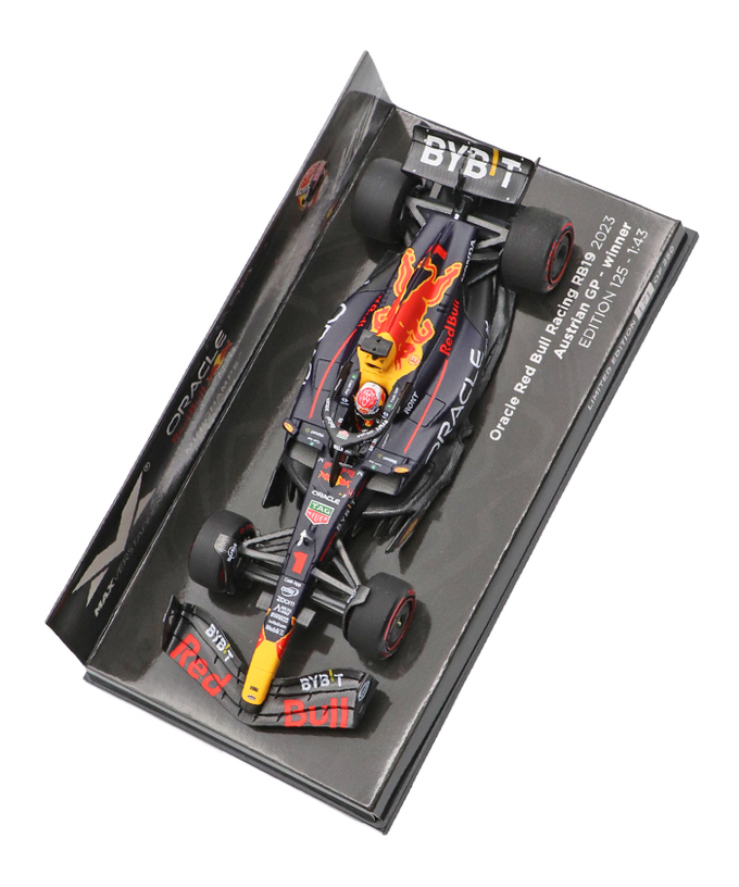 フェルスタッペン別注 ミニチャンプス 1/43スケール オラクル レッドブル レーシング ホンダ RB19 マックス・フェルスタッペン 2023年 オーストリアGP 優勝 /ARB/23f1m拡大画像