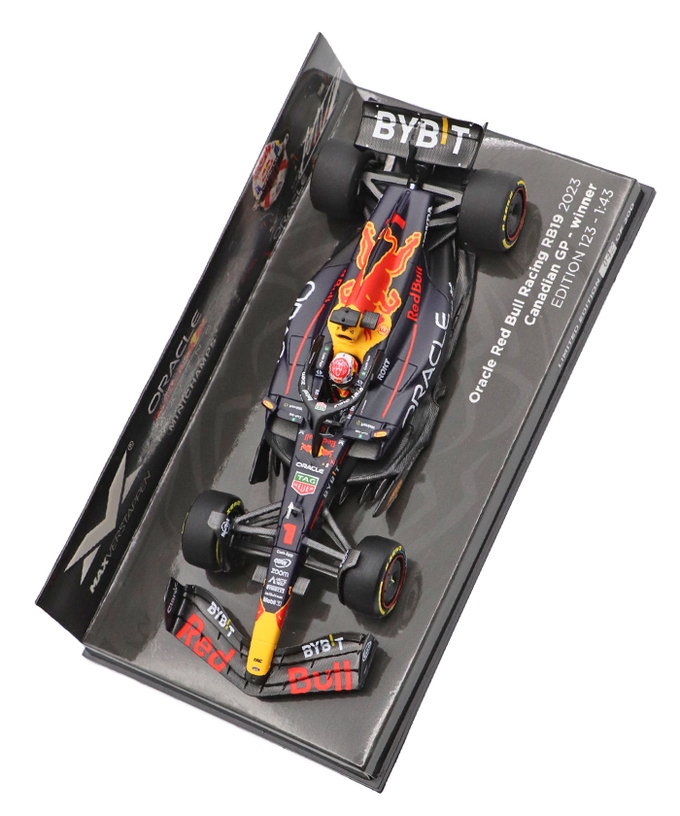 フェルスタッペン別注 ミニチャンプス 1/43スケール オラクル レッドブル レーシング ホンダ RB19 マックス・フェルスタッペン 2023年 カナダGP 優勝 /ARB/23f1m拡大画像