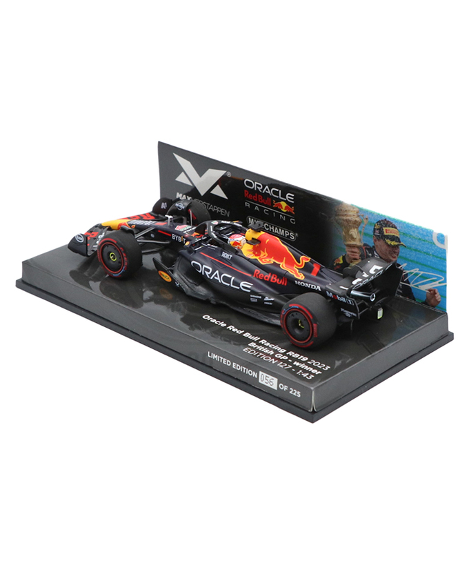 フェルスタッペン別注 ミニチャンプス 1/43スケール オラクル レッドブル レーシング ホンダ RB19 マックス・フェルスタッペン 2023年 イギリスGP 優勝 /ARB/23f1m拡大画像