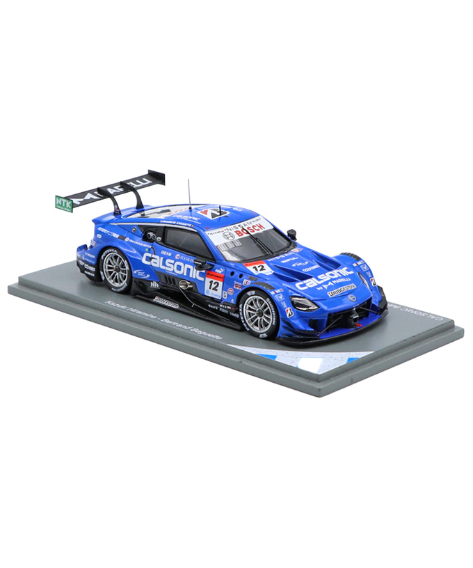 スパーク 1/43スケール カルソニック インパル Z TEAM IMPUL NO.12 平峰一貴 / ベルトラン・バゲット 2022年 スーパーGT GT500 チャンピオン with ボード拡大画像