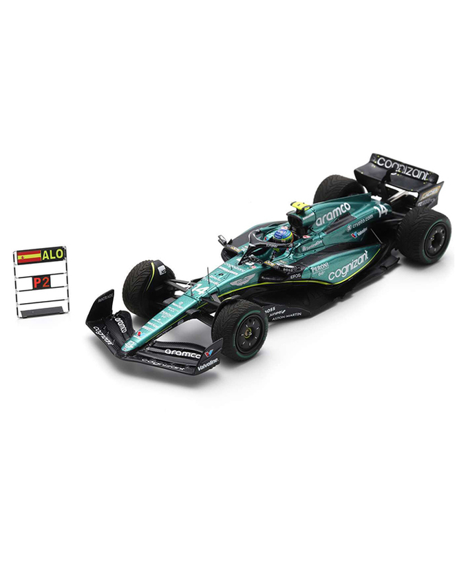 スパーク 1/43スケール アストンマーチン アラムコ コグ二ザント F1 チーム AMR23 フェルナンド・アロンソ 2023年 オランダGP 2位入賞 /23f1m拡大画像